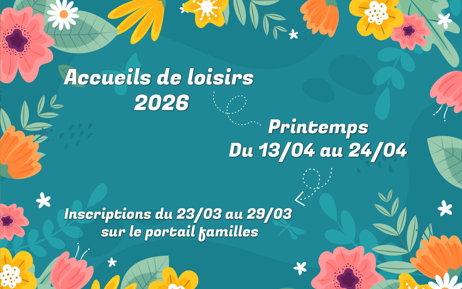 Inscriptions aux Accueils de loisirs de printemps 