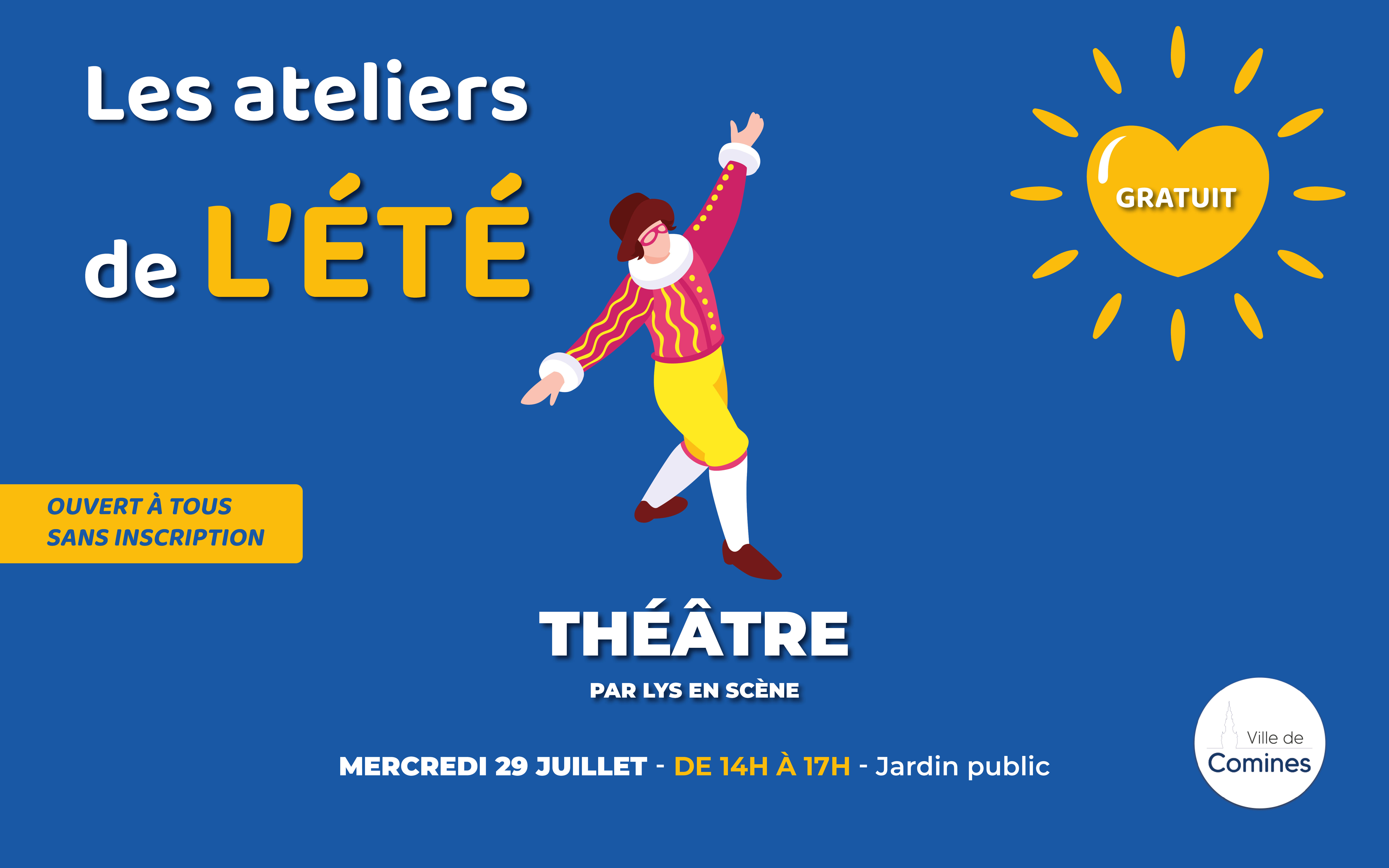 Les ateliers de l'été : Théâtre  