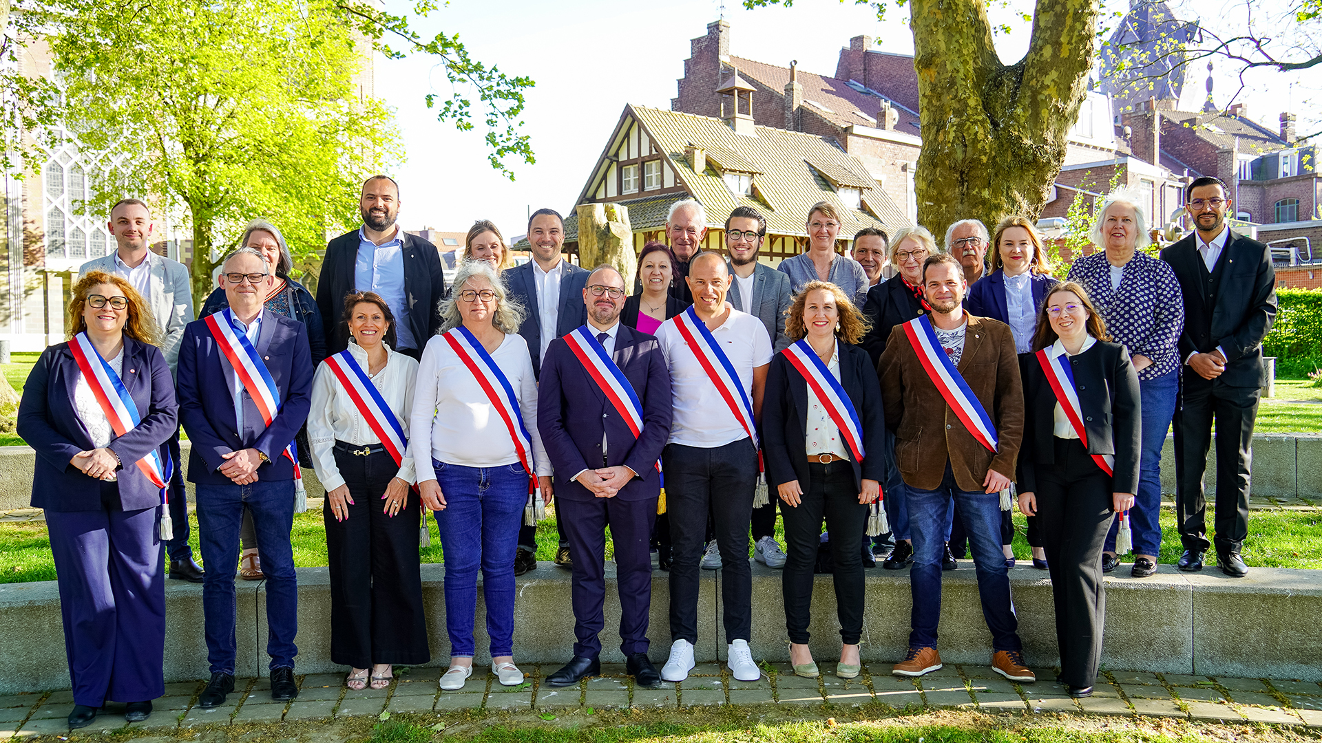 Photo de groupe du conseil municipal